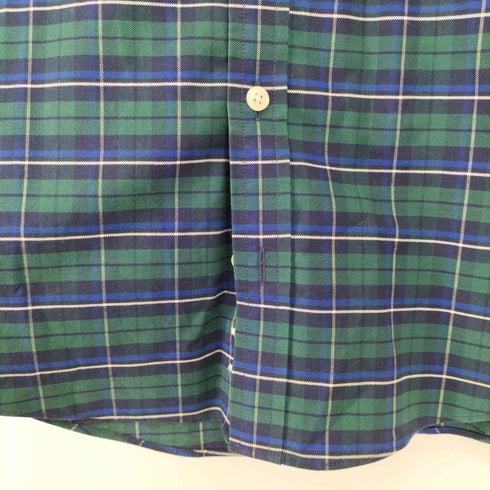 ブルックスブラザーズ BROOKS BROTHERS MILANO FIT ボタンダウンチェックシャツ メンズ import:S