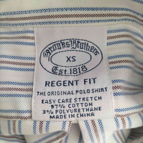 ブルックスブラザーズ BROOKS BROTHERS REGENT FIT ボタンダウンストライプシャツ メンズ JPN:XS