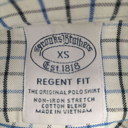 ブルックスブラザーズ BROOKS BROTHERS REGENT FIT ボタンダウンチェックシャツ メンズ JPN:XS