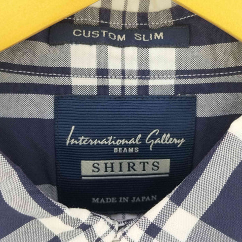 インターナショナルギャラリービームス International Gallery BEAMS CUSTOM FIT フレイザー タータンチェック ボタンダウンシャツ メンズ JPN:M