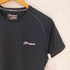 バーグハウス berghaus ロゴプリント ラグランスリーブ ストレッチTシャツ メンズ import:S