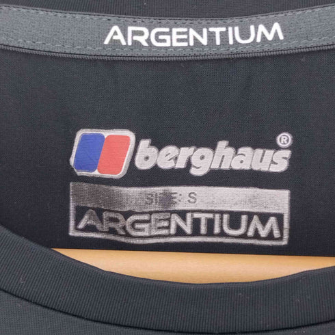 バーグハウス berghaus ロゴプリント ラグランスリーブ ストレッチTシャツ メンズ import:S