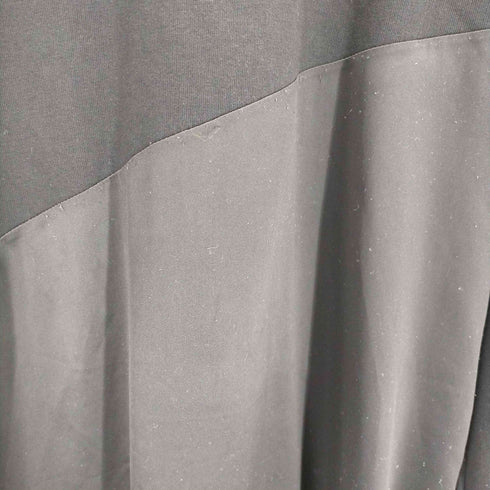 ザラ ZARA コンビ素材フリル付きワンピース レディース import:S