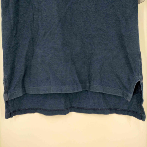 ポロバイラルフローレン Polo by RALPH LAUREN インディゴ ビッグポニー 鹿の子ポロシャツ メンズ import:L