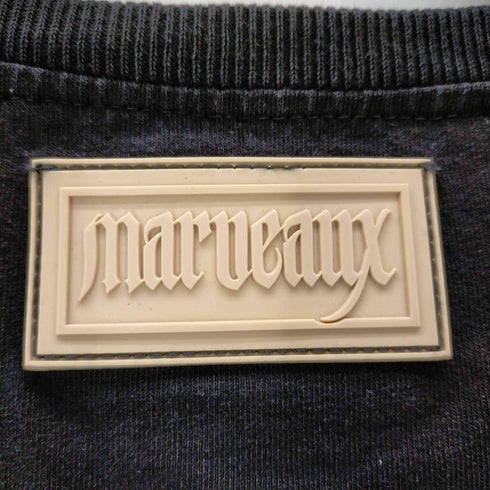 MARVEAUX バックプリント クルーネックTシャツ メンズ