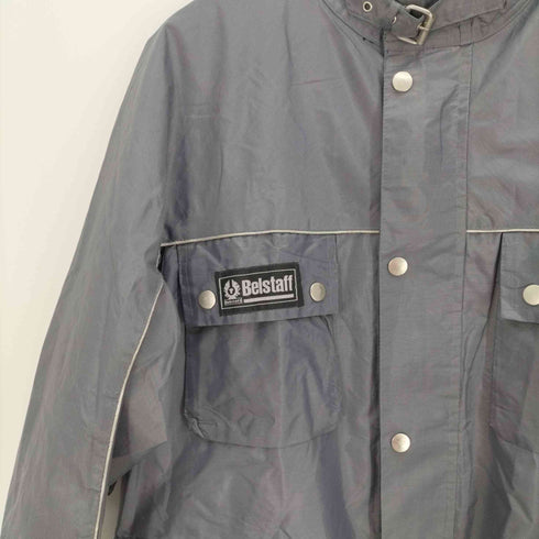 ベルスタッフ Belstaff 裏地チェック 襟コーデュロイ モーターサイクル ナイロン ジャケット メンズ