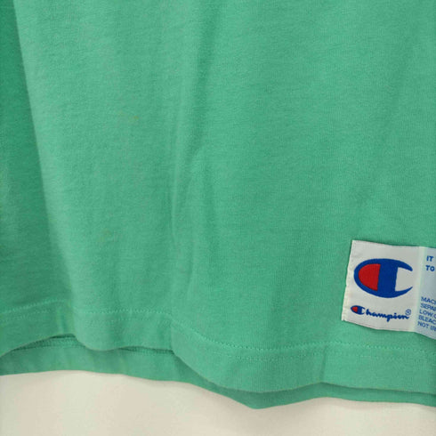 チャンピオン Champion ビッグロゴ Tシャツ - AQUA メンズ JPN:L