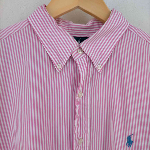 ラルフローレン RALPH LAUREN CLASSIC FIT ポニー刺繍 ストライプBDシャツ メンズ JPN:L