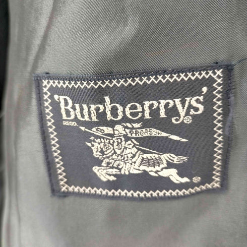 バーバリーズ BURBERRYS ロゴボタン 紺ブレザー ウールダブルジャケットセットアップ メンズ