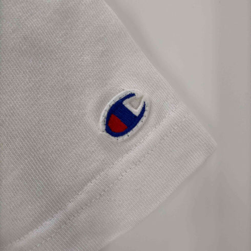 チャンピオン Champion REVERSE WEAVE T-SHIRT WHITE アーチプリント Tシャツ メンズ import:M