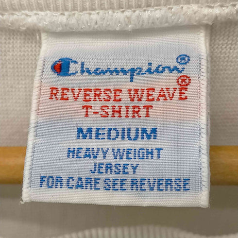 チャンピオン Champion REVERSE WEAVE T-SHIRT WHITE アーチプリント Tシャツ メンズ import:M