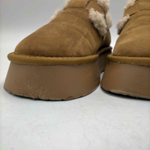 アグ UGG シングルモンク ムートン プラットフォーム シューズ レディース JPN:24.5