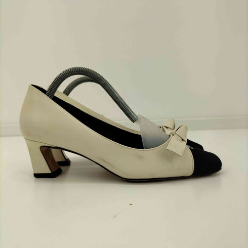 ザロウ THE ROW MADE IN ITALY リボン スクエアトゥ パンプス レディース 35