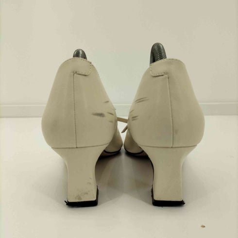 ザロウ THE ROW MADE IN ITALY リボン スクエアトゥ パンプス レディース 35