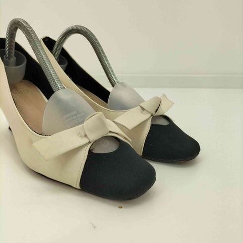 ザロウ THE ROW MADE IN ITALY リボン スクエアトゥ パンプス レディース 35