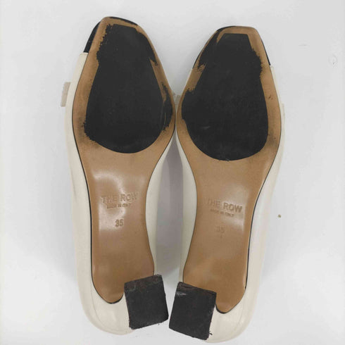 ザロウ THE ROW MADE IN ITALY リボン スクエアトゥ パンプス レディース 35