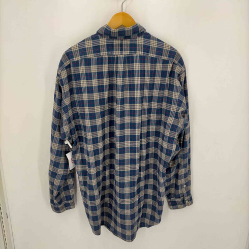 ラルフローレン RALPH LAUREN BLAIR スモールポニー刺繍チェックネルシャツ メンズ import:L