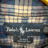 ラルフローレン RALPH LAUREN BLAIR スモールポニー刺繍チェックネルシャツ メンズ import:L