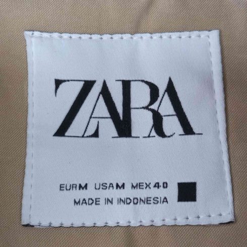 ザラ ZARA WATER REPELLENT トレンチコート メンズ import:M