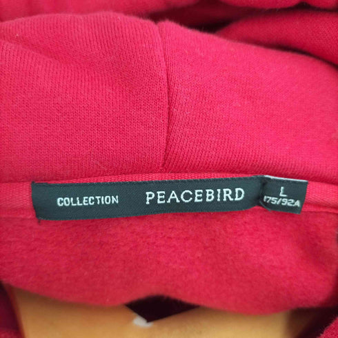 ピースバード PEACEBIRD 刺繍デザインフーディー メンズ import:L