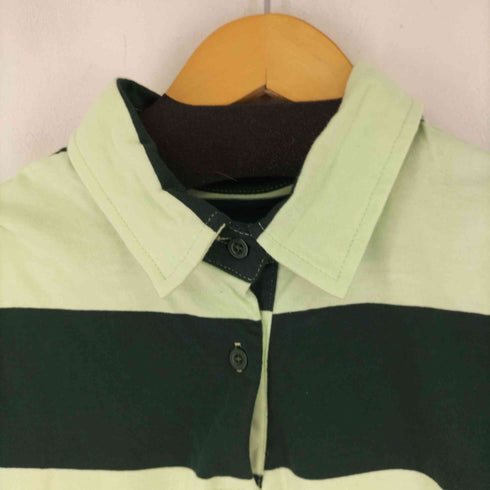 キャラクターバックプリントボーダー S/S シャツ レディース