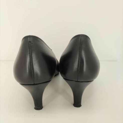 ランバンコレクション LANVIN COLLECTION レザー プレーン パンプス レディース 22 1/2