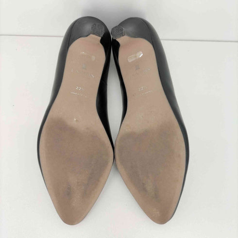 ランバンコレクション LANVIN COLLECTION レザー プレーン パンプス レディース 22 1/2