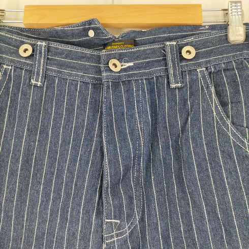 OKONKWO MFG.CO ストライプペインターパンツ メンズ