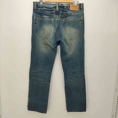 ブーデンショウテン 豊天商店 観音菩薩立像 和柄プリント USED加工デニムパンツ メンズ JPN:M