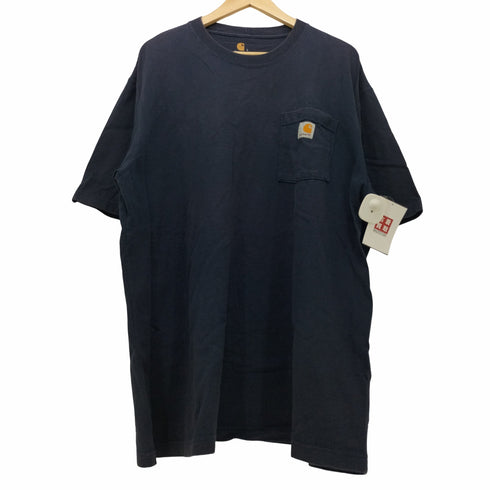 カーハート Carhartt クルーネックロングスリーブTシャツ ポケT メンズ import:L