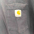 カーハート Carhartt クルーネックロングスリーブTシャツ ポケT メンズ import:L