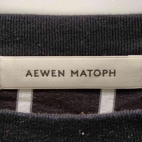 イウエンマトフ AEWEN MATOPH L/S ボーダー柄ドルマンスリーブカットソー レディース