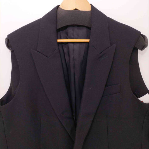 アミアレクサンドルマテュッシ AMI ALEXANDRE MATTIUSSI Lined Two Buttons Sleeveless Long Coat メンズ 48
