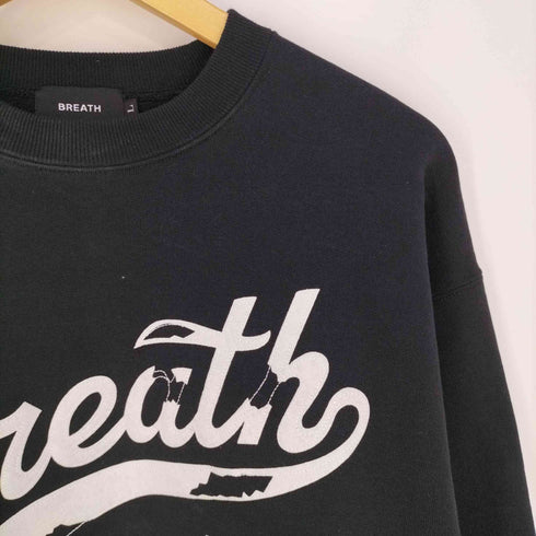 BREATH LOGO CRASH CREW NECK SWEAT ロゴクラッシュ クルーネックスウェット メンズ import:L