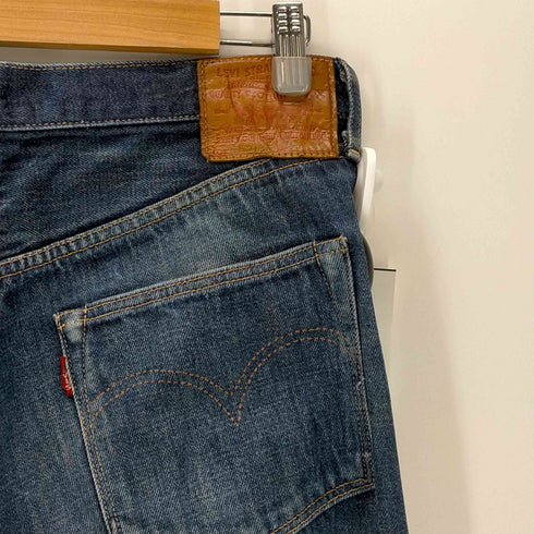 リーバイスヴィンテージクロージング Levis Vintage Clothing 1944年 501XX 大戦モデル 復刻 赤耳 月桂樹ボタン ドーナツボタン BIGE ボタンフライデニムパンツ メンズ US:34-35