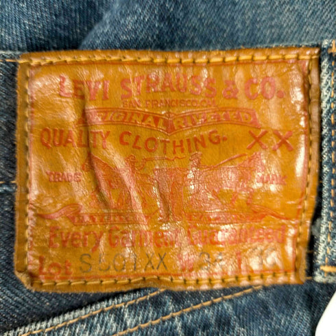 リーバイスヴィンテージクロージング Levis Vintage Clothing 1944年 501XX 大戦モデル 復刻 赤耳 月桂樹ボタン ドーナツボタン BIGE ボタンフライデニムパンツ メンズ US:34-35