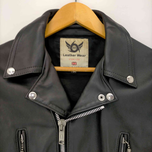 トリプルシックスレザーウェア 666 Leather Wear ダブルライダースジャケット メンズ 34