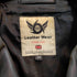 トリプルシックスレザーウェア 666 Leather Wear ダブルライダースジャケット メンズ 34