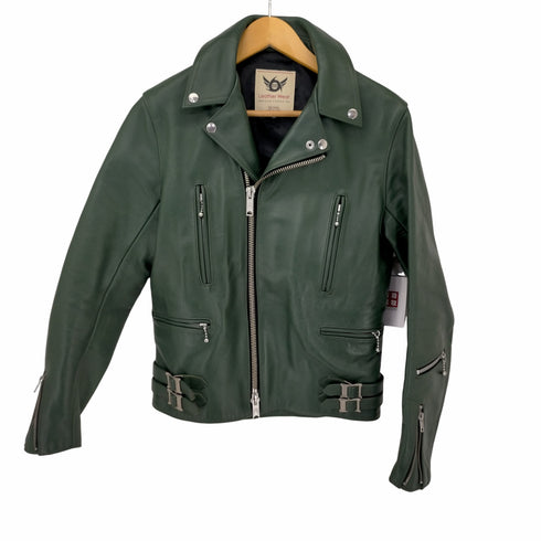 トリプルシックスレザーウェア 666 Leather Wear ダブルライダースジャケット メンズ 34