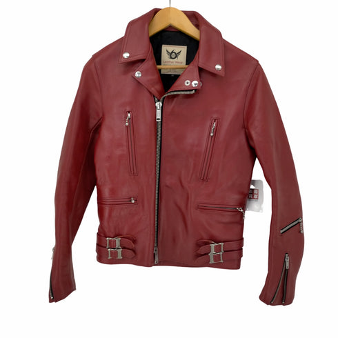 トリプルシックスレザーウェア 666 Leather Wear ダブルライダースジャケット メンズ 34