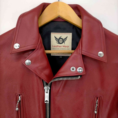 トリプルシックスレザーウェア 666 Leather Wear ダブルライダースジャケット メンズ 34