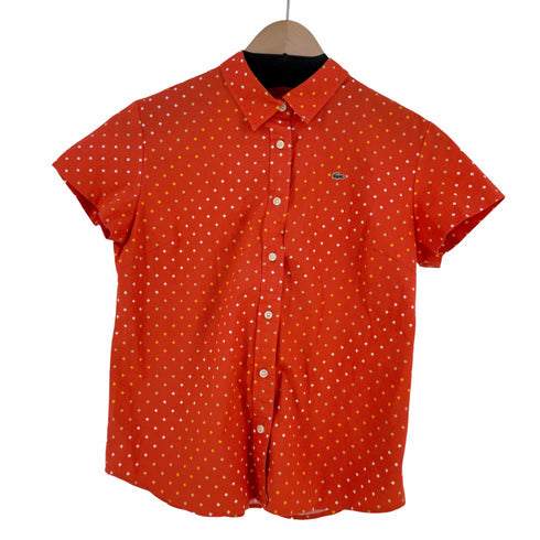 ラコステ LACOSTE ワニワッペン S/S シャツ レディース FR:42