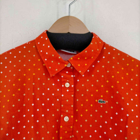 ラコステ LACOSTE ワニワッペン S/S シャツ レディース FR:42