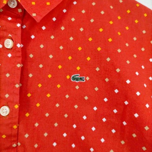 ラコステ LACOSTE ワニワッペン S/S シャツ レディース FR:42