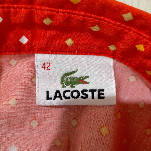 ラコステ LACOSTE ワニワッペン S/S シャツ レディース FR:42