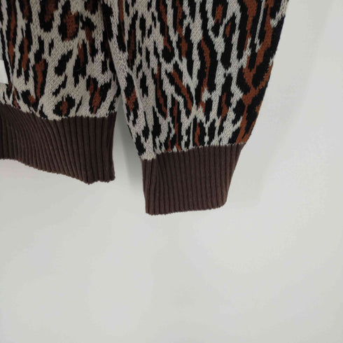 ワコマリア WACKO MARIA LEOPARD COTTON CARDIGAN レオパードカーディガン コットン メンズ JPN:XL