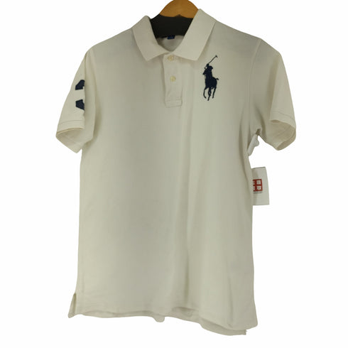 ポロラルフローレン POLO RALPH LAUREN 刺繍ロゴ S/S ポロシャツ メンズ import:L