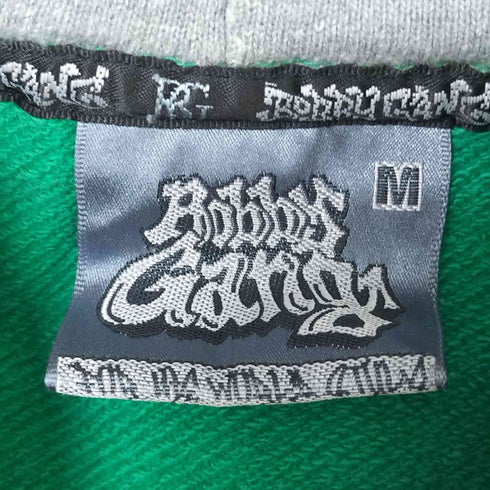 Robby Gang スプレーアート 両面 プリント プルオーバー パーカー メンズ import:M