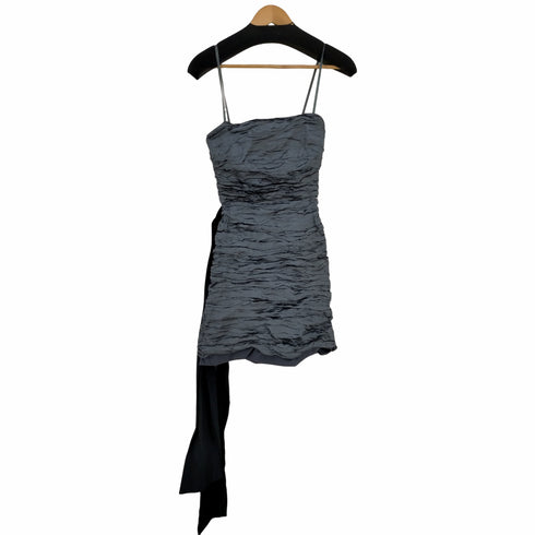 ビーシービージーマックスアズリア BCBG MAXAZRIA METAL TAFFETA STRAPLESS MINI DRESS レディース import:S