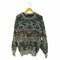 Michael gerald 総柄 コットンポリブレンド アクリルニット メンズ import:M